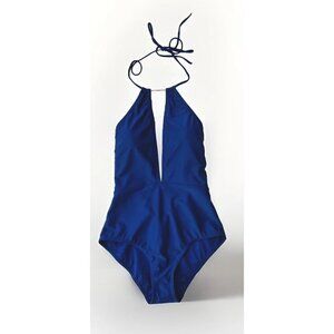 Ted Baker London Pikaa Halter one piece Swimsuit Navy size 3 = US Size 8-10